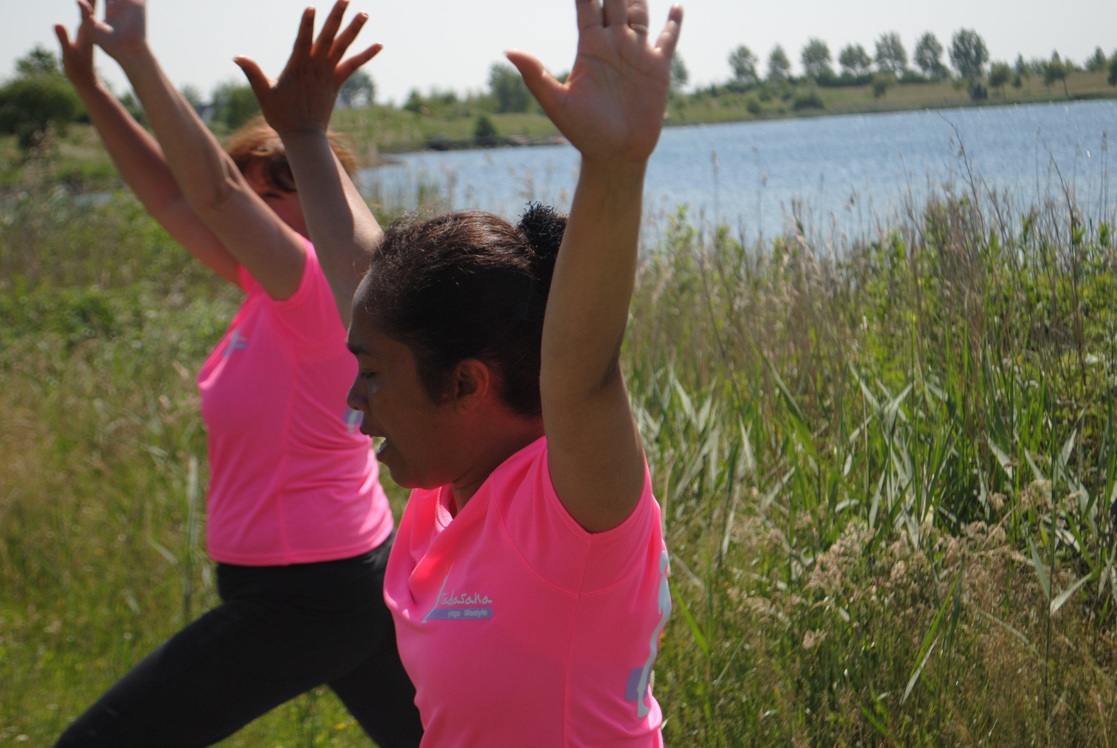 Tadasana Yoga tijdens de Sport Fair in Haarlemmermeer