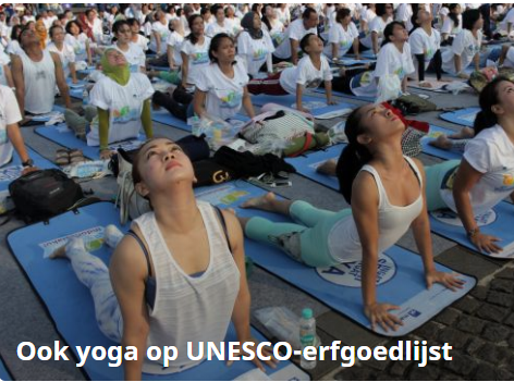Yoga op UNESCO erfgoedlijst