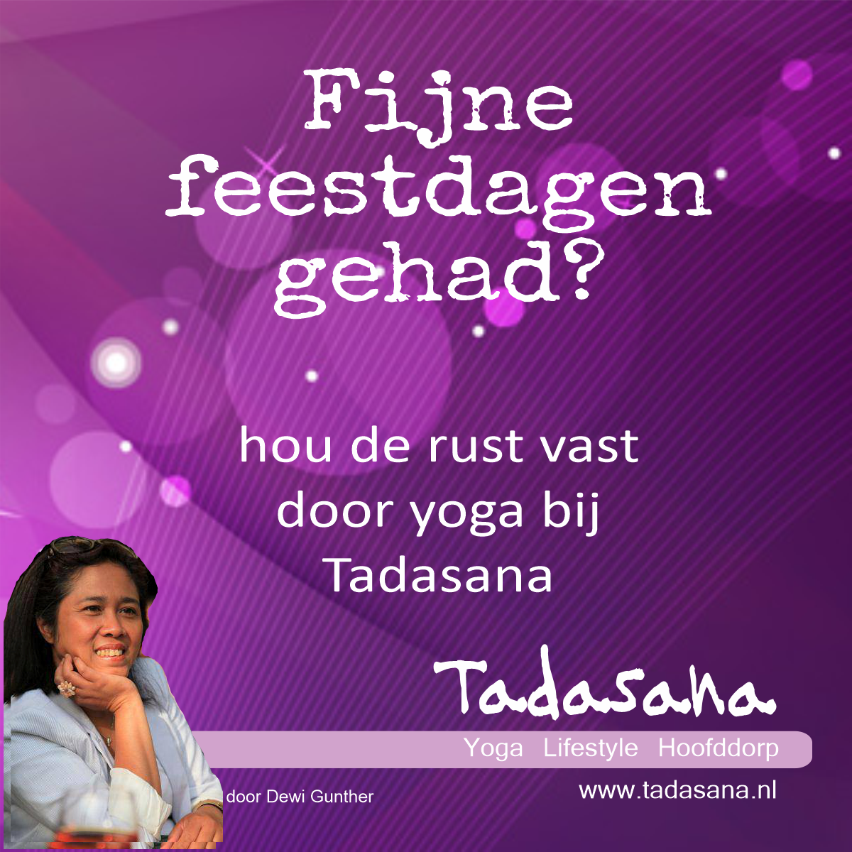 Tadasana Yoga lessen weer begonnen