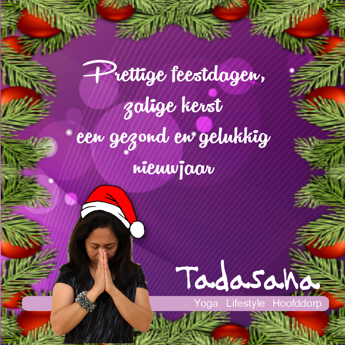 Merry Christmas van Tadasana Yoga Hoofddorp