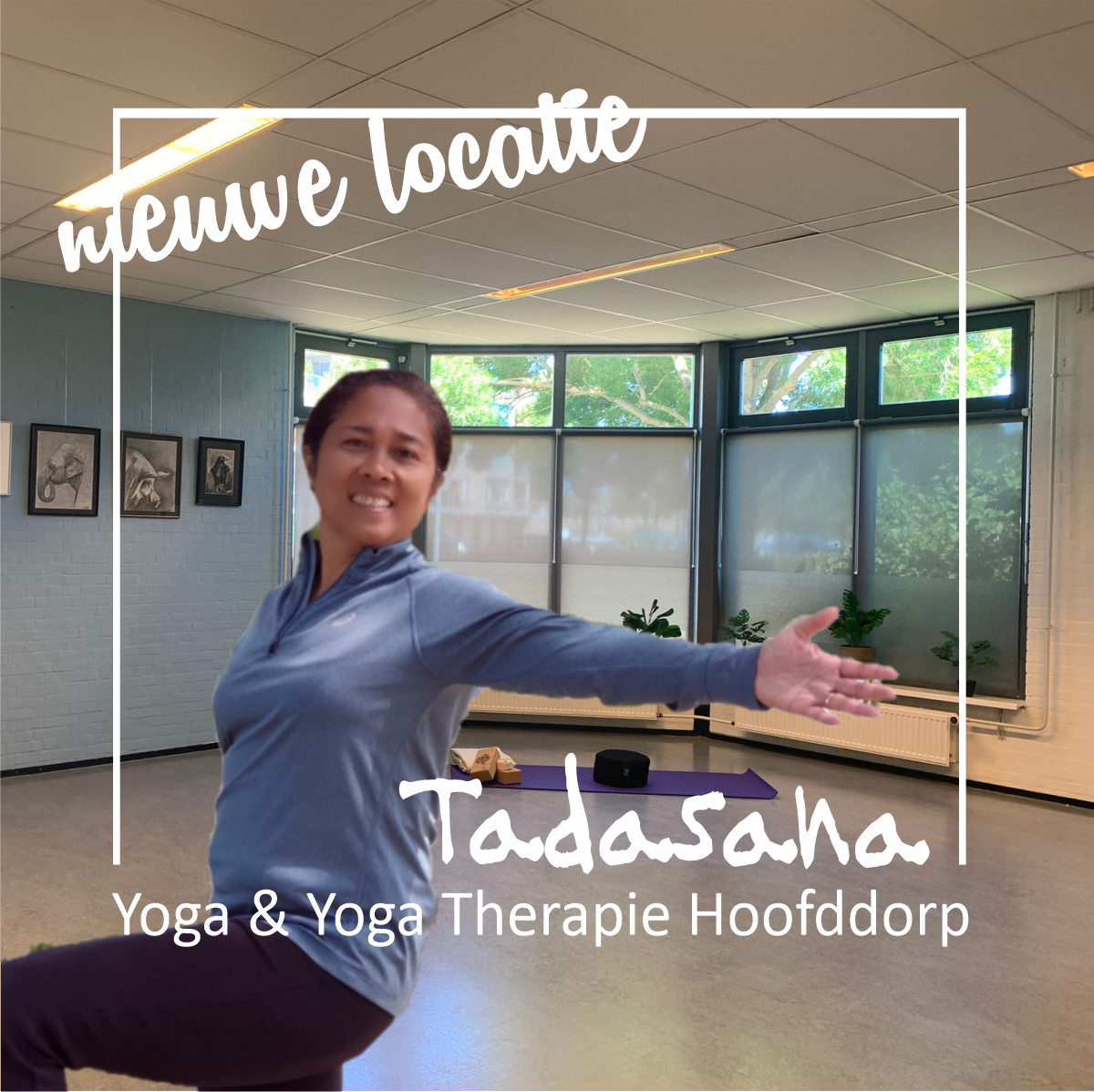 Nieuwe locatie Tadasana Yoga H